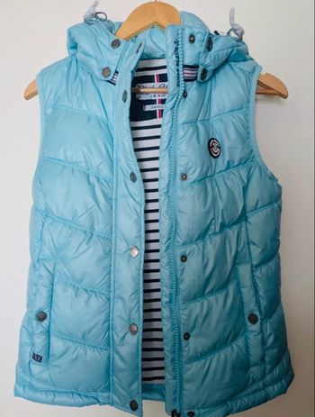 Doudoune Sans Manches bleu Neuve Voile Bleu Taille S