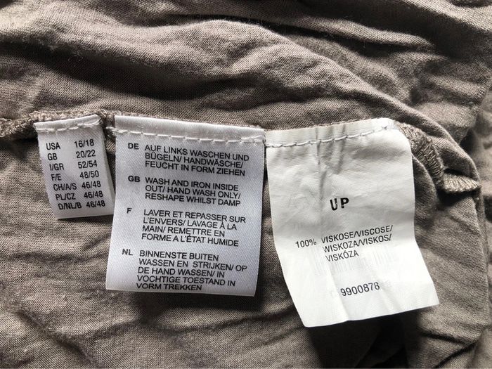 AN21- Robe longue crochet « Ulla Popken » gris/taupe T48-50 portée 1 soirée - photo numéro 11