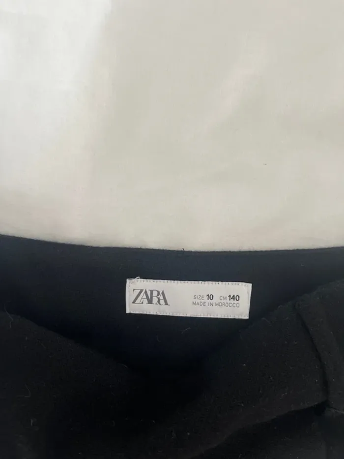 Jupe short noir Zara 10 ans - photo numéro 4