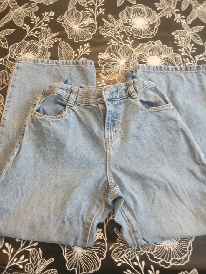Jean large fille 10 ans