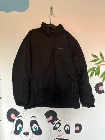 Doudoune Asics noire adulte – Taille M Homme 