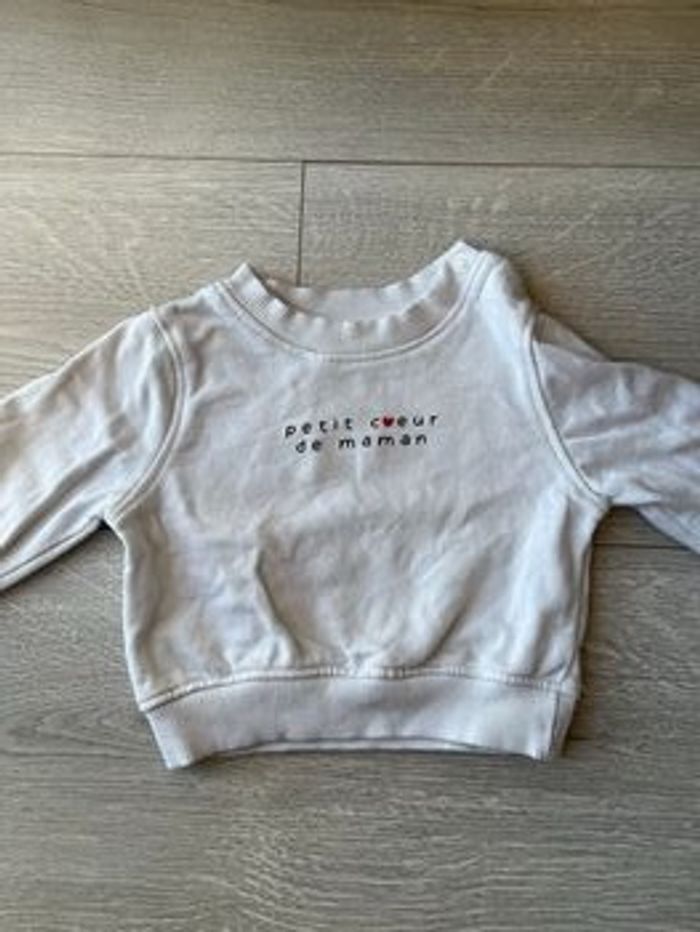 Sweat-shirt Kiabi 1 mois