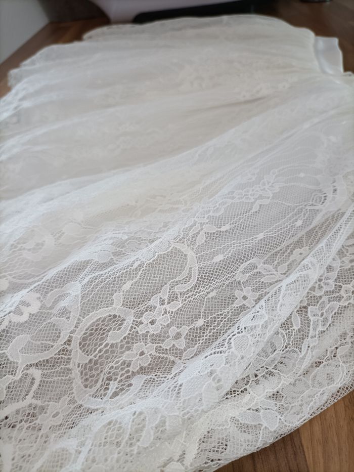Magnifique jupe blanche dentelle 38 Naf Naf - photo numéro 3