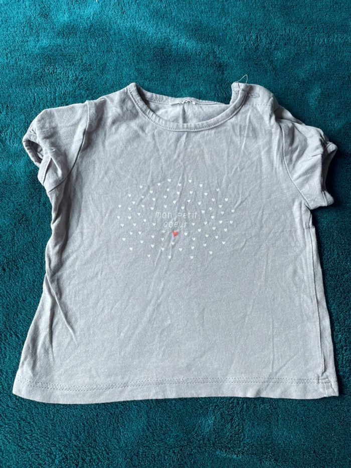 Lot 9 t-shirt bébé fille 3 mois - photo numéro 6