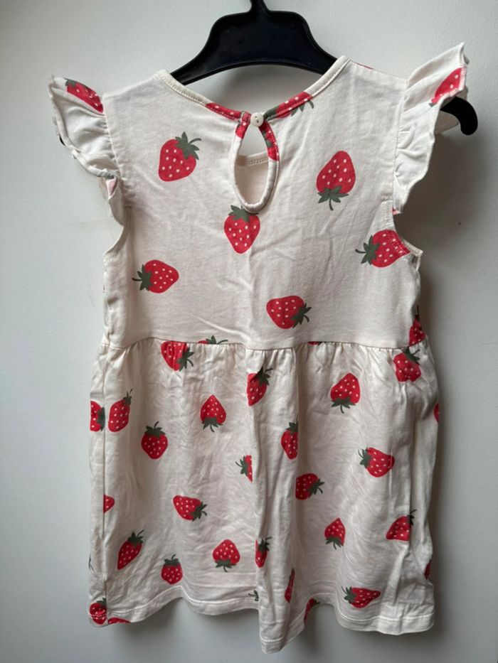 Robe jersey fraises 92 cm - photo numéro 2