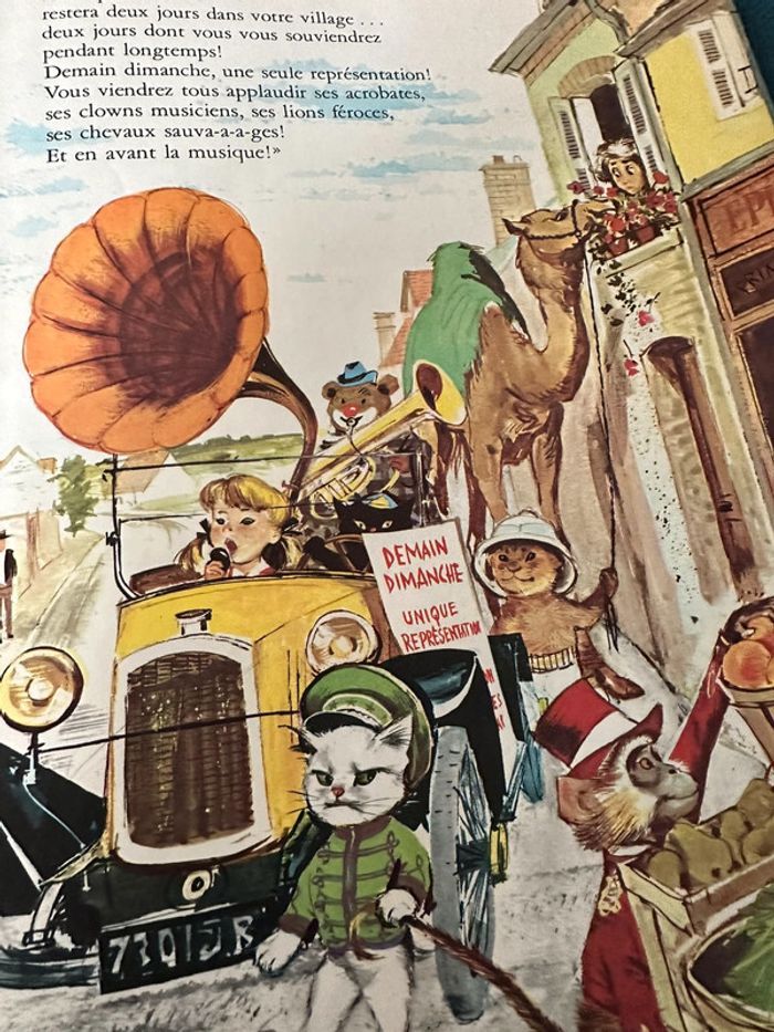 1970 Livre ancien Le Cirque Caroline Grands albums Hachette bd collection Pierre Probst - photo numéro 5