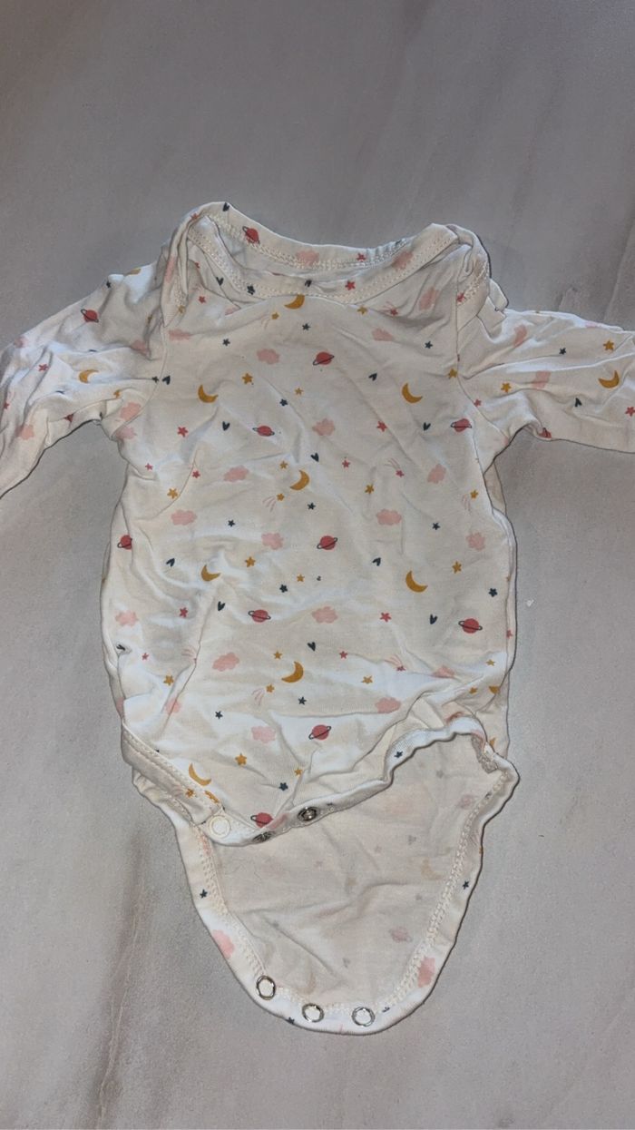 Body manches longues 1 mois