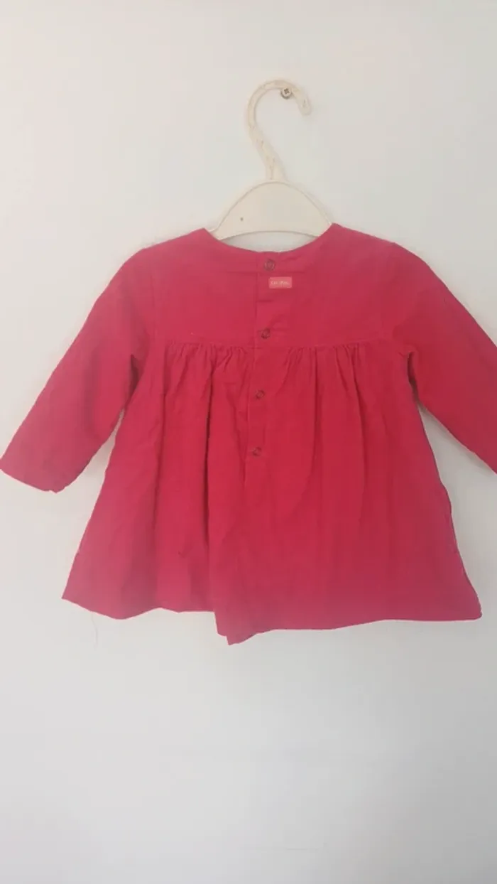 Robe rose catimini 12 mois en très bon état - photo numéro 4