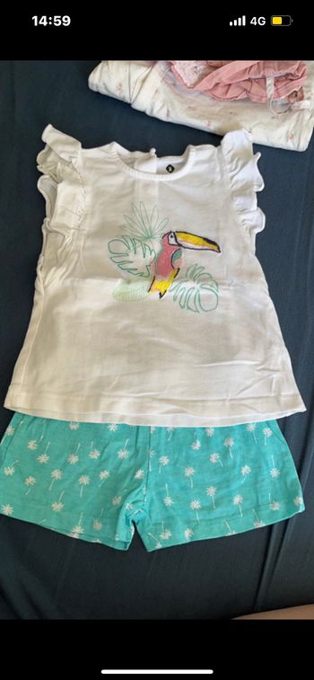 Ensemble short + t-shirt