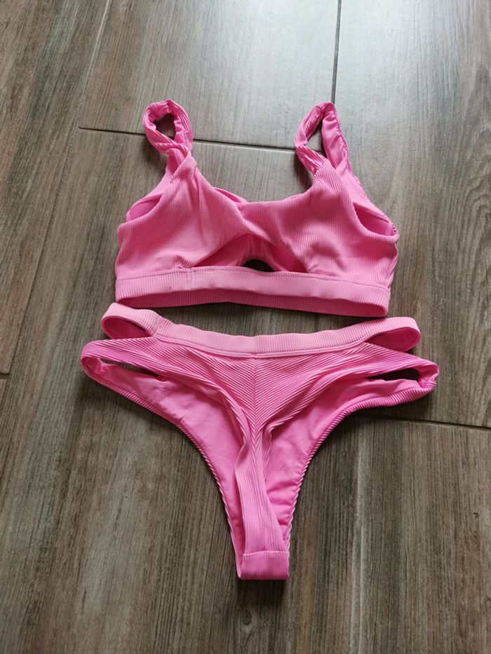 Maillot de bain 2 pièces rose Tezenis taille M - photo numéro 2