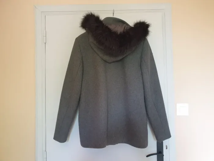 Caban à capuche gris Esprit taille L - photo numéro 2