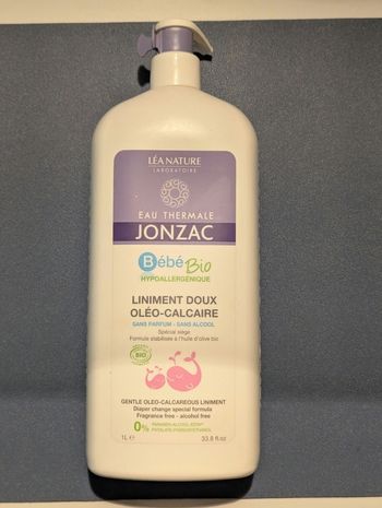 Liniment doux oleo care Jonzac  bébé bio 1 litre neuf