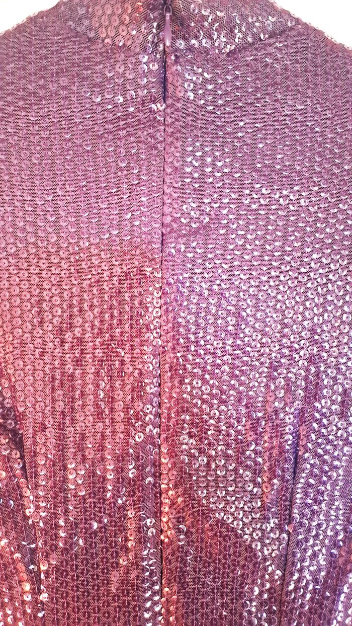 Robe à sequins violette – Taille 34 (XS/S) - photo numéro 4