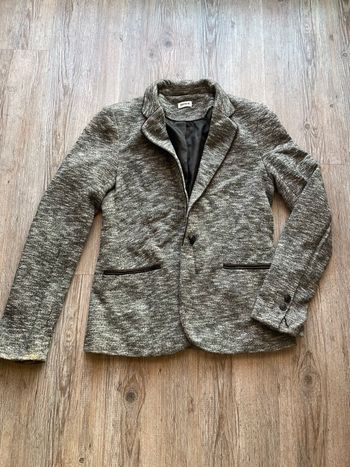 Veste gris chiné