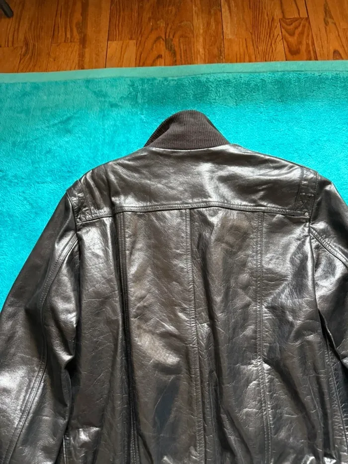 Veste en cuir noir - photo numéro 9