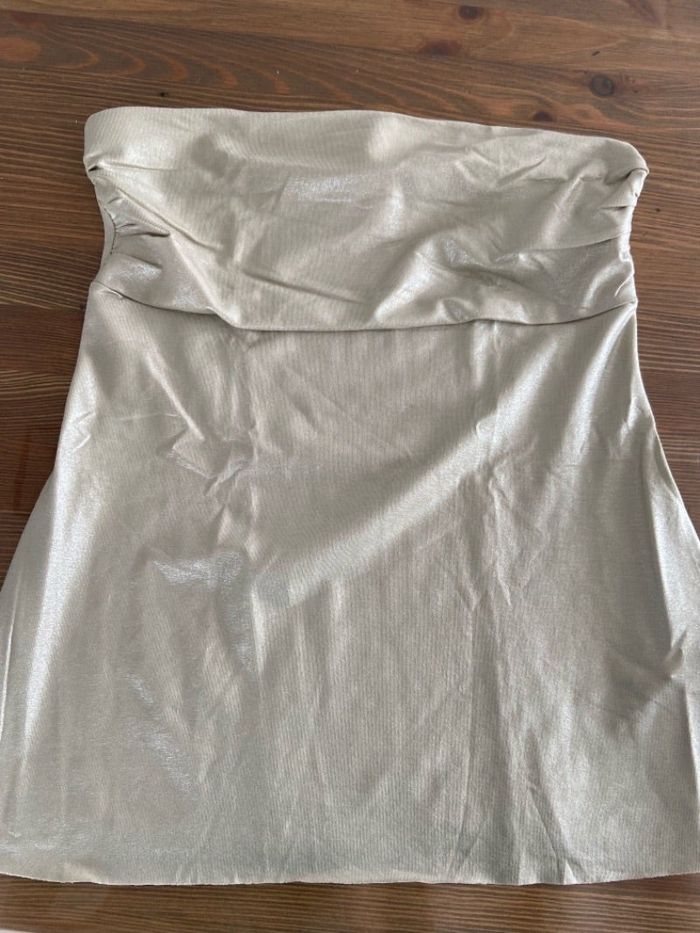 Bustier doré Pimkie