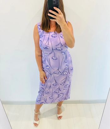 🌸Robe longue vintage - ton Lila 🌸
