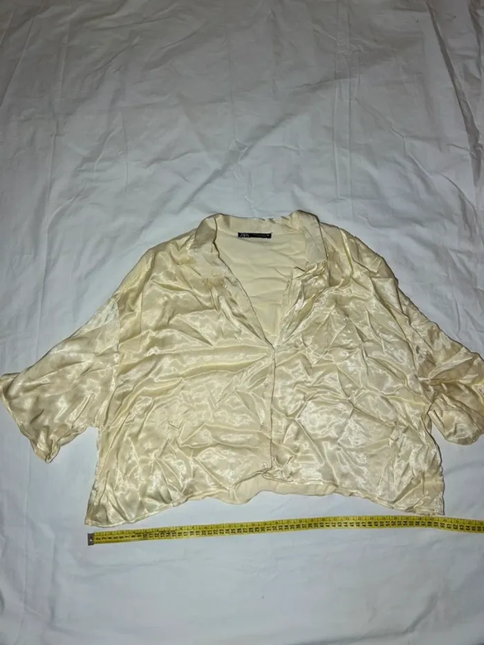 Chemise en velours Zara