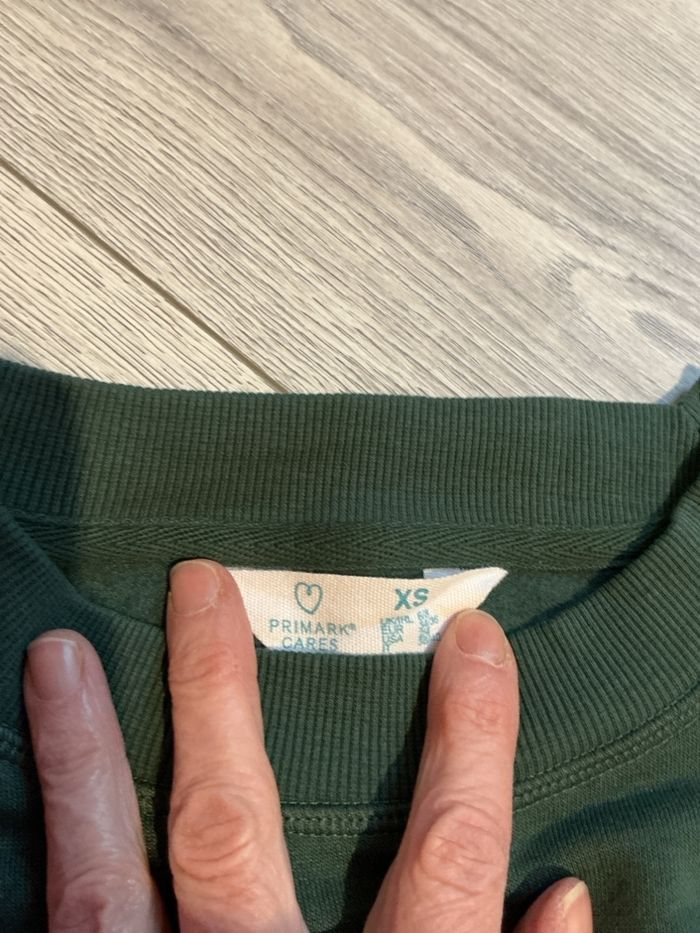 Sweat-shirt vert taille xx - photo numéro 3