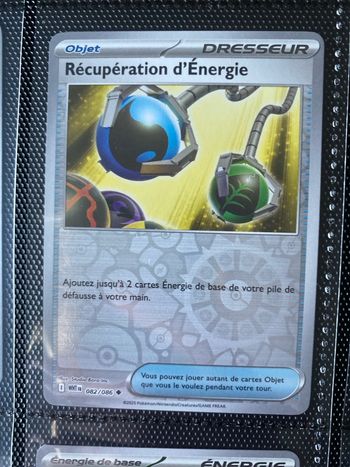 Carte Pokémon reverse neuf