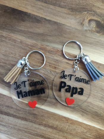 Porte clé Je t'aime