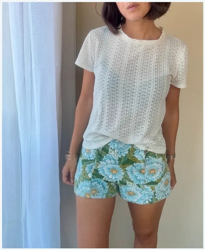 Top crème Zara L très bon état - photo numéro 2