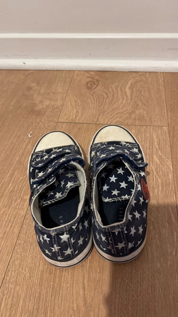 Tennis baskets toile avec étoiles Creeks - photo numéro 2