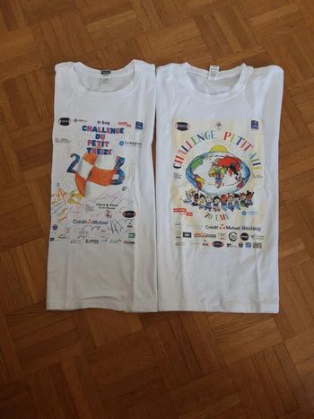 Lot 2 t-shirts 9 / 10 ans roly