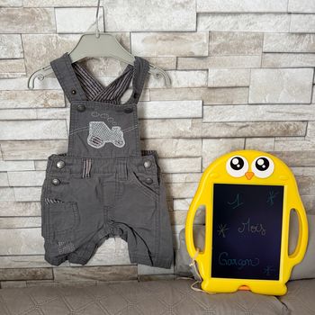 Salopette short Garçon - T1mois - DPAM 