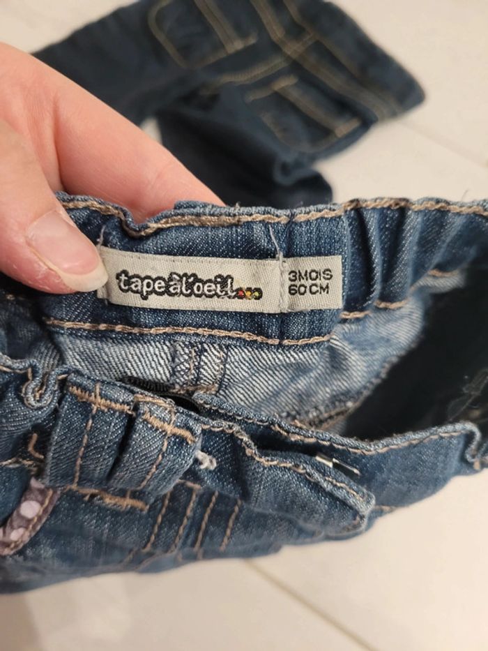 Lot jeans Tape à l'œil, taille 3 mois. - photo numéro 8