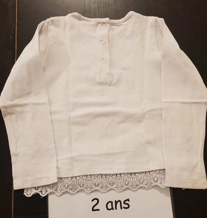 T-shirt ml licorne grain de blé 2 ans - photo numéro 2