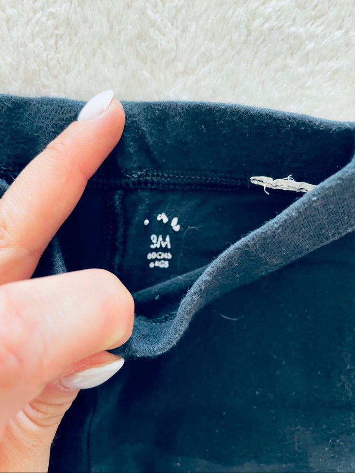 lot de 3 leggings épais « Kiabi » taille 3 mois - photo numéro 4