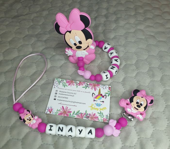 Attache tétine + Hochet - photo numéro 2