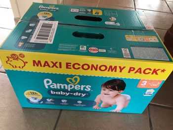 Neuf maxi pack de couches pampers baby dry taille3 soit 136 couches