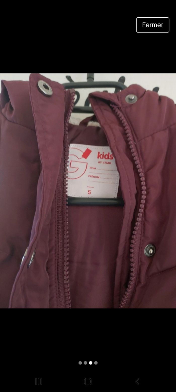 Doudoune prune - photo numéro 4