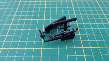 Partie moteur 2 pièce détachée miniature Burago Mercedes 300 SL 1954 1/18 1/18e #B16