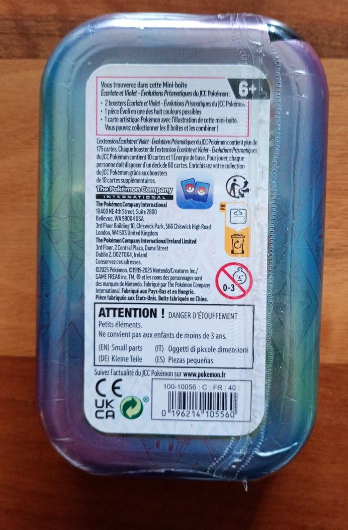 Pokémon Mini Tin Voltali EV8.5 Évolutions Prismatiques Neuf/Scellé 🇫🇷 - photo numéro 2