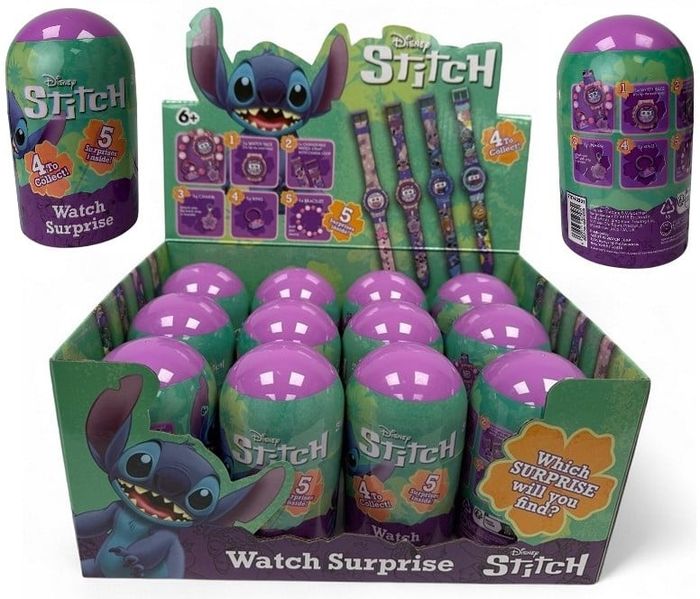 Coffret Surprise Montre Disney Stitch Capsule + 5 Surprises ! Originale - 4 de Collections - photo numéro 2