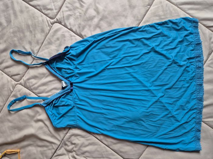 Lot Nuisettes Bleu/moutarde/léopard noir et blanc  T 36/38 - photo numéro 4