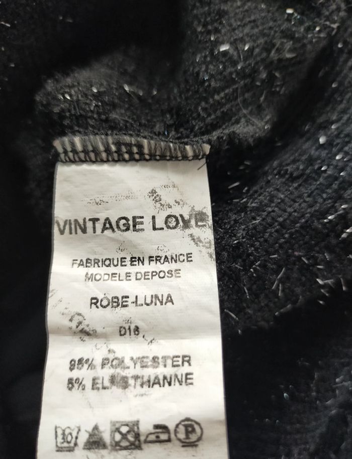 Robe noire élégante Vintage Love – Taille D1 (36/38) - photo numéro 7