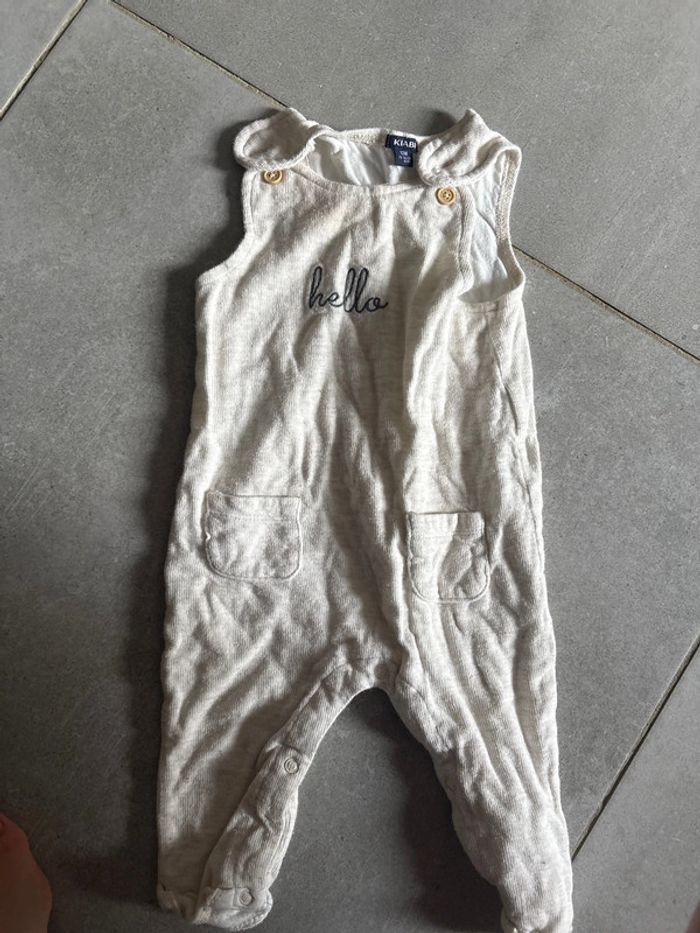 Salopette beige
