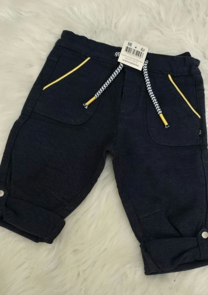 NEUF (non porté) 🏷💙😍😀👌sublime pantalon transformable en bermuda 18 mois garçon 💙😍🤩🏷