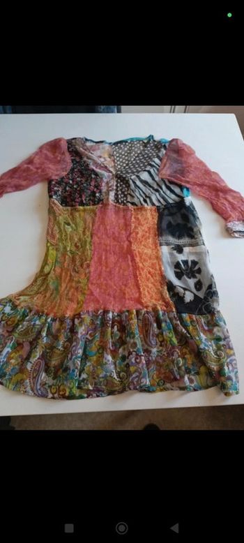 Tunique légère femme DDP taille L rétro vintage