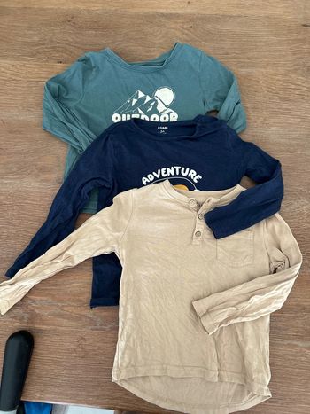Lot de 3 t shirt ML