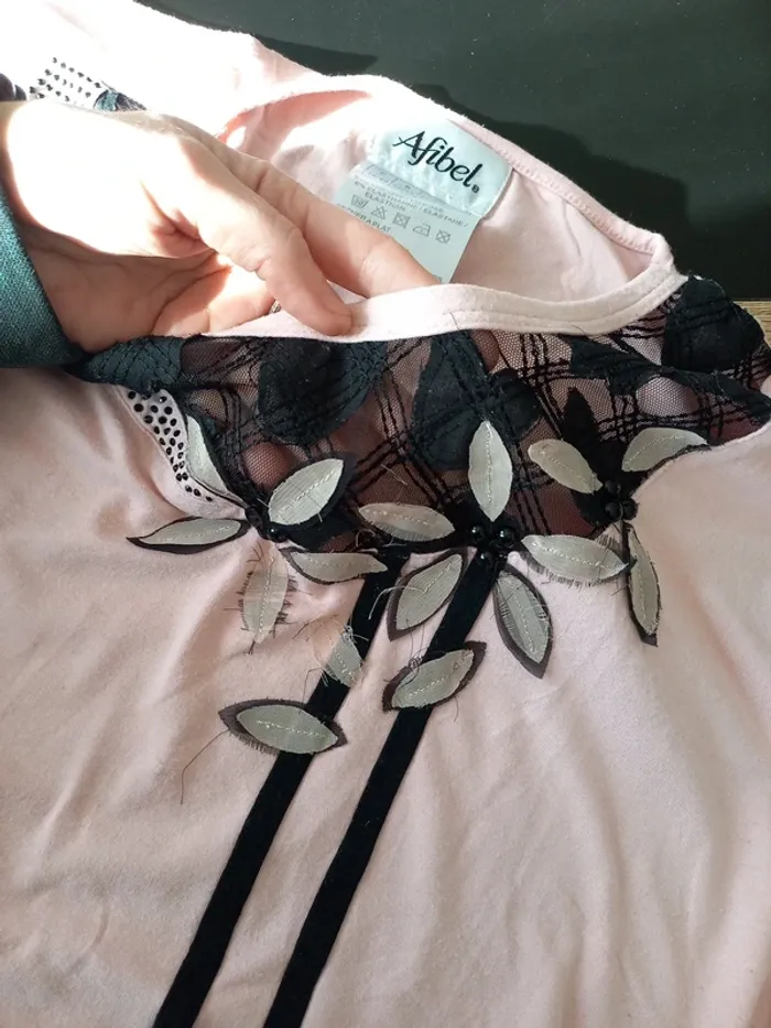 Tee-shirt femme rose 46/48 - photo numéro 11