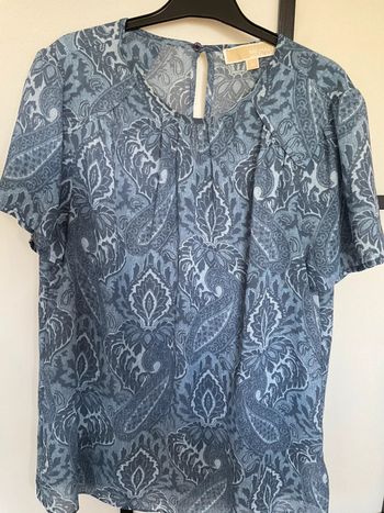 Blouse bleu Michael Kors