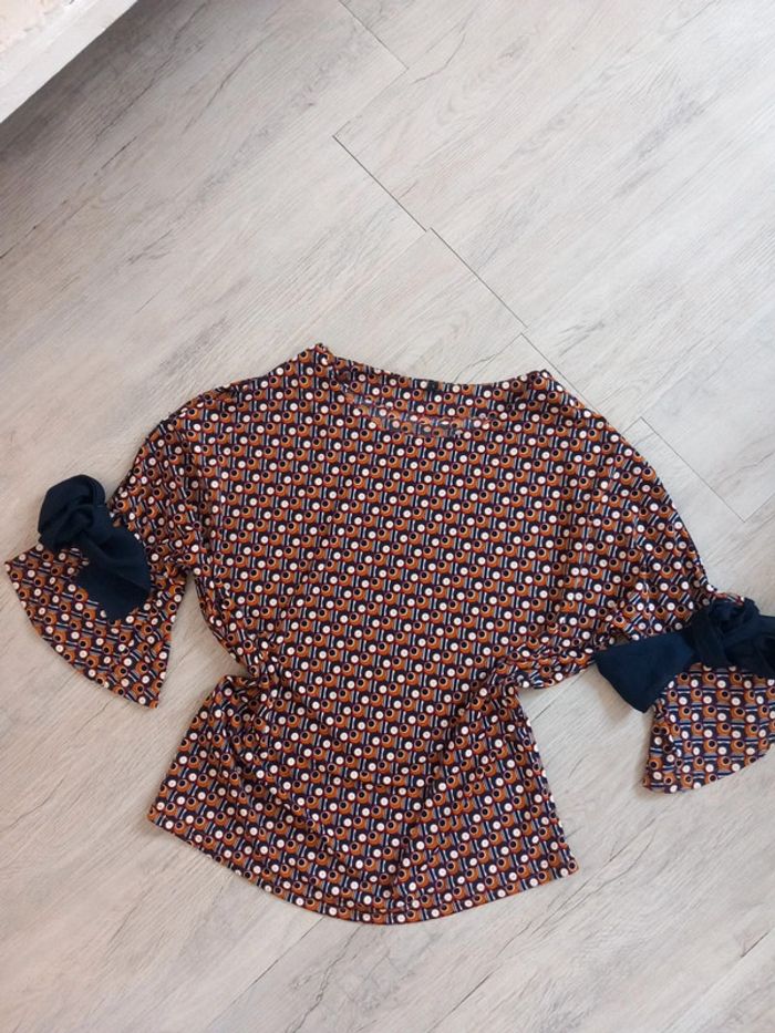 Blouse style vintage neuf jamais porté - photo numéro 7