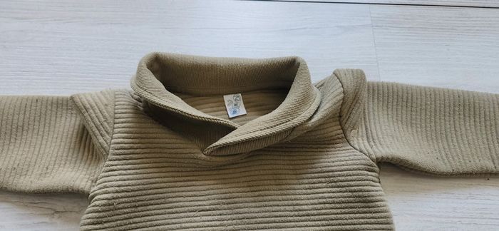 Pull bebe garcon vert 2 ans 24m 86cm - photo numéro 2