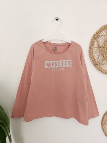 Tee-shirt rose Pretty & perfect Kiabi 4 Ans