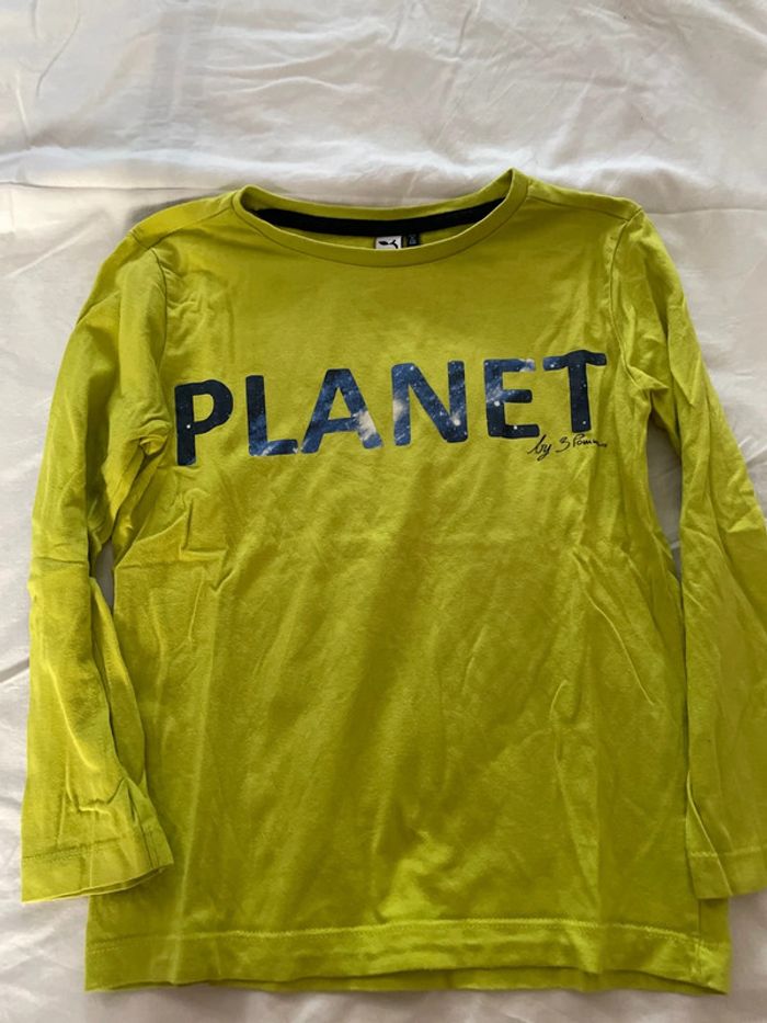 T shirt à manche longue 3 pommes 5/6 ans